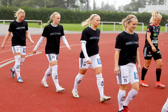 Sundsvalls Amanda Hagelberg, Ida Åkerlund, Julia Melin Bhy