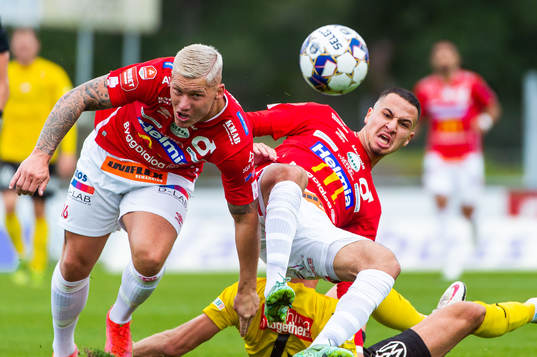 Degerfors Victor Edvardsen och Abdelrahman Saidi