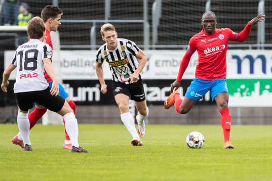Landskronas Robin Hofsö och Helsingborgs Ravy Tsouka-Dozi