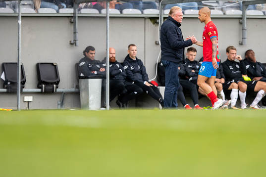 Helsingborgs tränare Jörgen Lennartsson och Anthony van