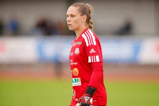 Lidköpings målvakt Matilda Haglund