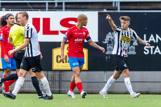 under fotbollsmatchen i Superettan mellan Helsingborg och