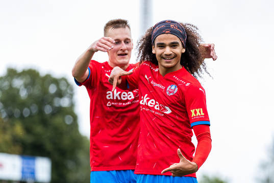 Helsingborgs Adam Kaied jublar