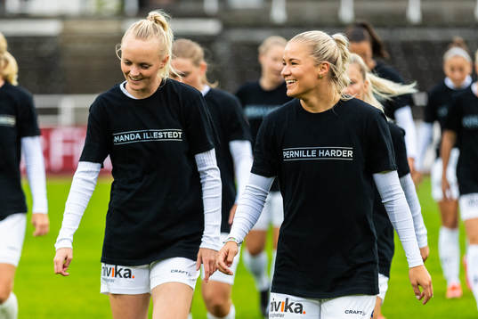 Växjös Emma Pennsäter och Amanda Johansson Haahr