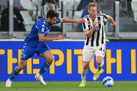 Riccardo Marchizza of Empoli and Dejan Kulusevski of