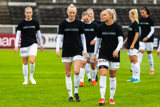 Växjös Emma Pennsäter och Amanda Johansson Haahr