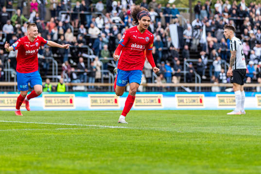 Helsingborgs Adam Kaied jublar