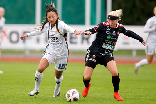 Sundsvalls Lee Winroth och Lidköpings Evelina Klasson