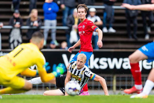 Helsingborgs målvakt Anders Lindegaard och Wilhelm Loeper