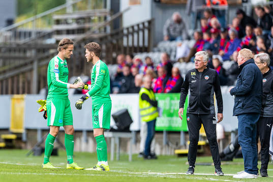 Helsingborgs målvakt Anders Lindegaard byts ut mot