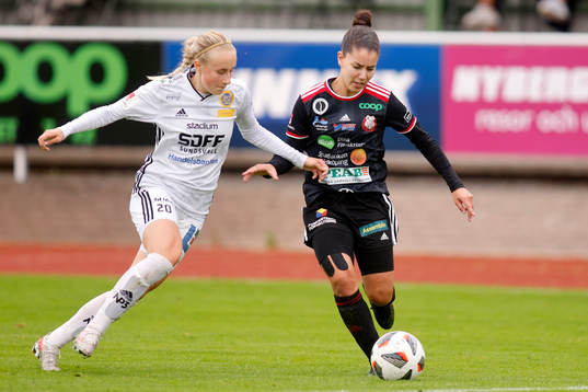 Sundsvalls Ida Åkerlund och Lidköpings Hanna Boubezari