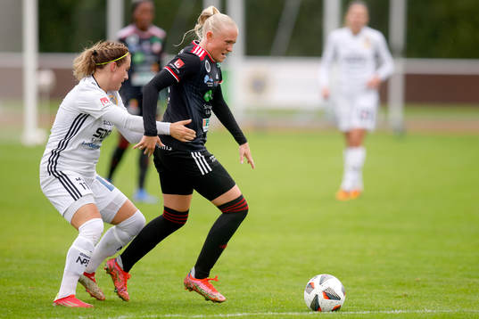Sundsvalls Emelie Dahlin och Lidköpings Emilia Bengtsson