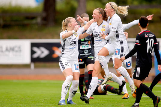 Sundsvalls Amanda Hagelberg, Juulia Grönlund och Maja