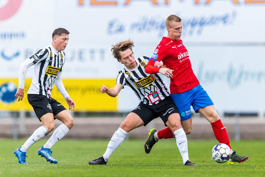 Landskronas Filip Ottosson och Helsingborgs Emil Hellman