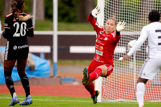 Lidköpings målvakt Matilda Haglund