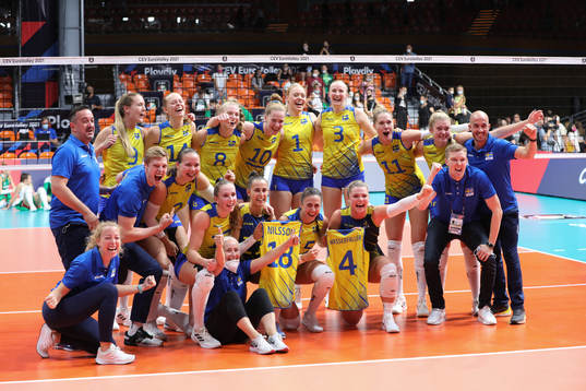 Bläddra bland fler bilder av 2021 European Volleyball Championship, Round of 16, Bulgaria - Sweden
