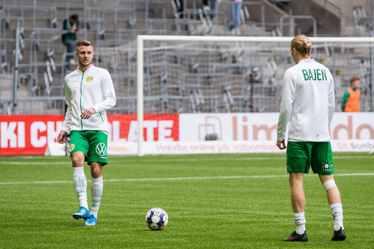 Hammarbys Richard Magyar och Gustav Ludwigson