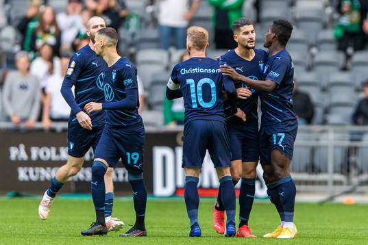 Malmö FFs Anders Christiansen, Antonio Colak och Malik