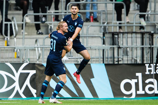 Malmö FFs Franz Brorsson jublar