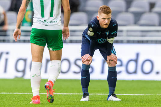Malmö FFs Anders Christiansen deppar
