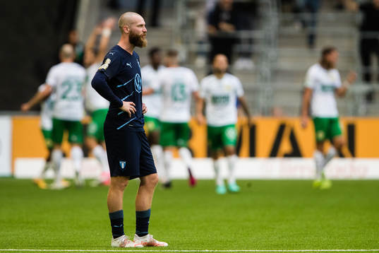 Malmö FFs Jo Inge Berget deppar