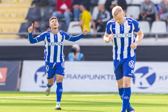 IFK Göteborgs Tobias Sana jublar