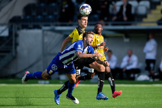 IFK Göteborgs Mattias Bjärsmyr och Alexander Jeremejeff