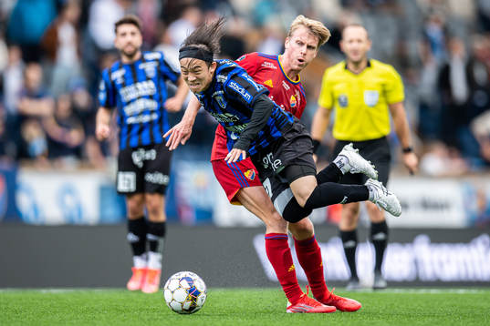 Sirius Yukiya Sugita och Djurgårdens Rasmus Schüller