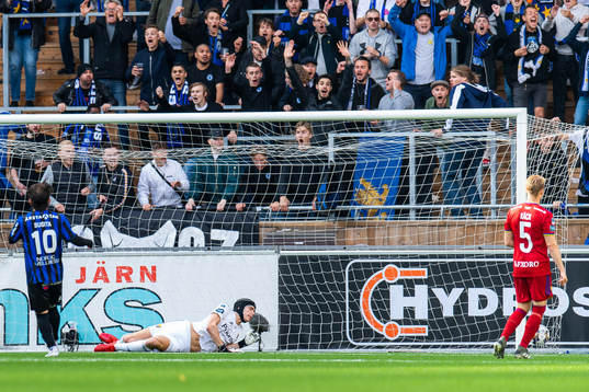 Djurgårdens målvakt Jacob Widell Zetterström släpper in