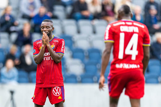Djurgårdens Emmanuel Banda deppar