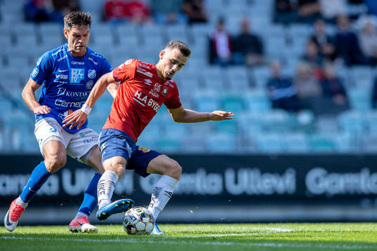 Örgrytes Ajdin Zeljkovic och Norrbys Ivo Dominik Pekalski