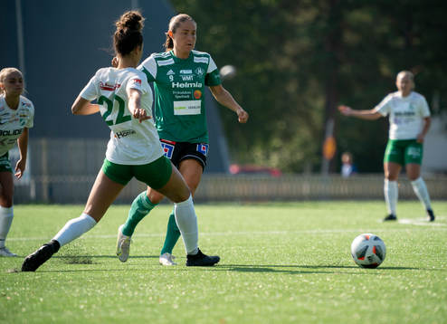 Mallbackens Fanny Flyckt och Moröns Adrianna Veland