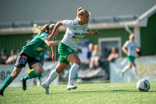 Moröns Villemo Dahlqvist och Mallbackens Susanne Skålberg