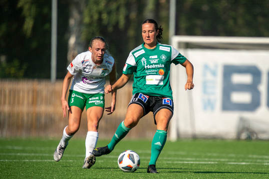Mallbackens  Linnea Berger och Moröns Michaela Kovacs
