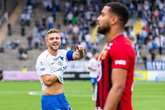 IFK Norrköpings Christoffer Nyman jublar