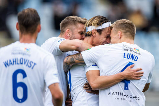 IFK Norrköpings Christoffer Nyman och Marco Lund Nielsen