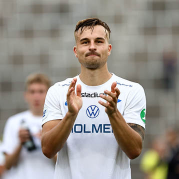 IFK Norrköpings Henrik Castegren jublar