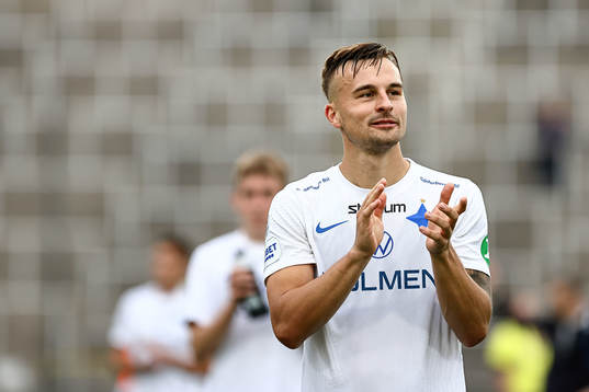 IFK Norrköpings Henrik Castegren jublar