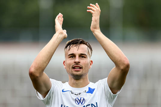 IFK Norrköpings Henrik Castegren jublar
