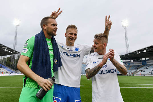 IFK Norrköpings målvakt Oscar Jansson, Marco Lund Nielsen