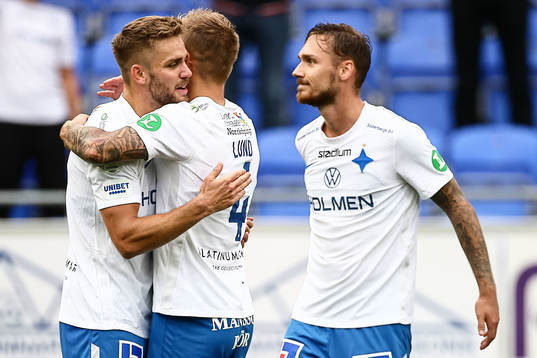 IFK Norrköpings Christoffer Nyman, Marco Lund Nielsen och