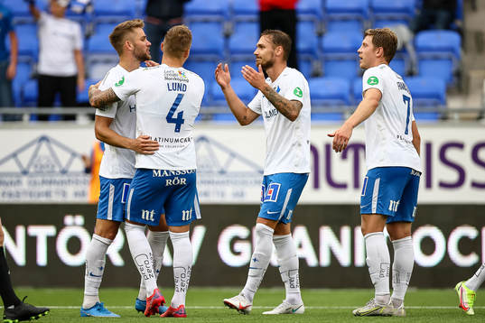 IFK Norrköpings Christoffer Nyman, Marco Lund Nielsen,