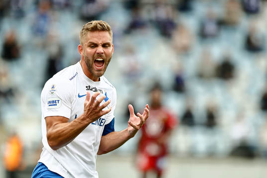 IFK Norrköpings Christoffer Nyman jublar eller deppar