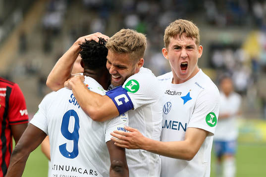 IFK Norrköpings Christoffer Nyman och Isak Bergmann