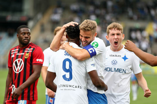 IFK Norrköpings Christoffer Nyman och Isak Bergmann
