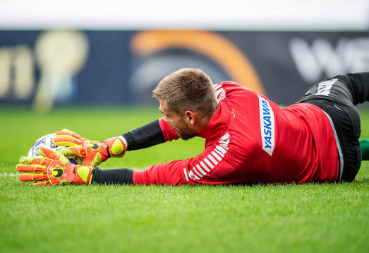 Kalmars målvakt Lucas Hägg Johansson