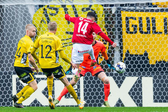 Elfsborgs Johan Larsson och Alexander Bernhadsson