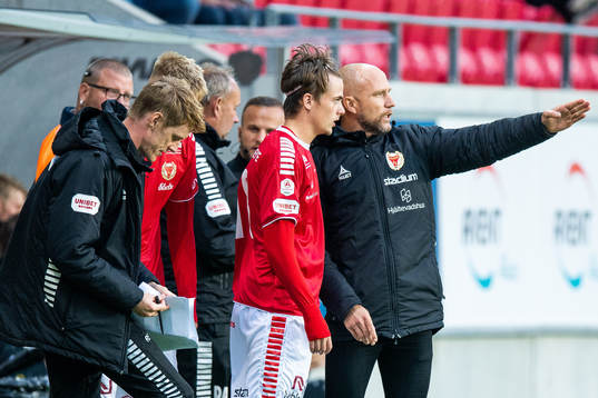 Kalmars assisterande tränare Rasmus Elm, Johan Arvidsson