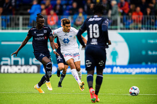 Amidou Diop of Kristiansund and Ohikhuaeme Anthony