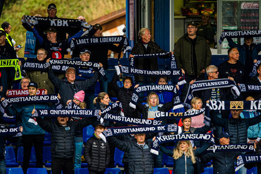 Spectators in the stands